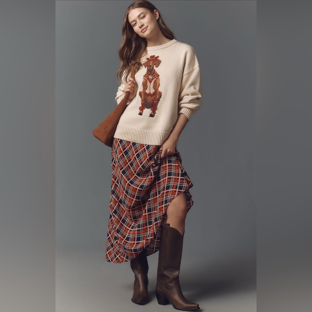 Porridge Jolene Pullover Sweater “Western Dog”